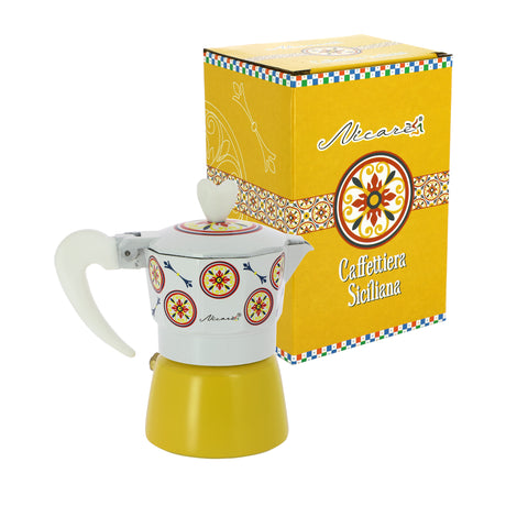 Caffettiera-moka maiolica