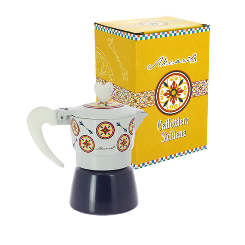 Caffettiera-moka maiolica
