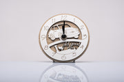 Bomboniera orologio in legno tondo completo di confezione di confetti, bigliettino stampato e scatola proposto in diverse tipologie.

Dimensione: dm 11.

Orologio in legno come bomboniera battesimo, bomboniera comunione, cresima, matrimonio o articolo da regalo.

Richiedere info via e-mail per disponibilità e possibilità di modificare la confezione.