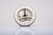 Bomboniera orologio in legno tondo completo di confezione di confetti, bigliettino stampato e scatola proposto in diverse tipologie.

Dimensione: dm 11.

Orologio in legno come bomboniera battesimo, bomboniera comunione, cresima, matrimonio o articolo da regalo.

Richiedere info via e-mail per disponibilità e possibilità di modificare la confezione.