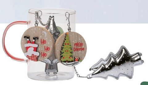 Filtro per infusi con decoro natalizio completo di confezione regalo proposto in 2 soggetti.

Il prezzo si riferisce al singolo filtro per infusi.

La vendita è assortita nei 2 modelli.

Filtro per infusi come articolo da regalo per Natale.