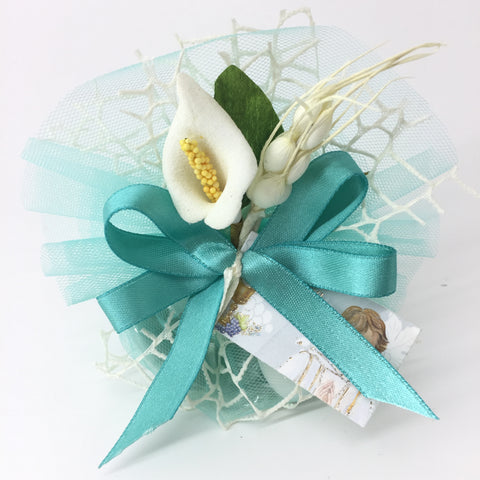 Sacchetto rete panna in tiffany