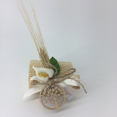 Bauletto in bambu confezionato