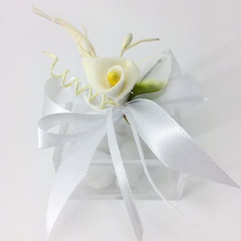 Scatolina in plex 6x6x3 con calla
