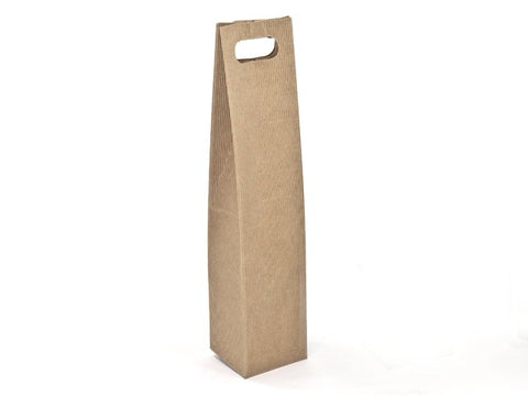 Astuccio portabottiglia onda avana