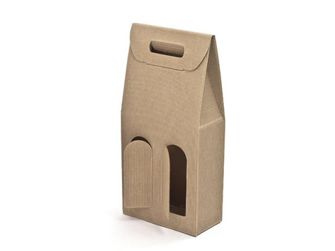 Astuccio portabottiglie con finestra