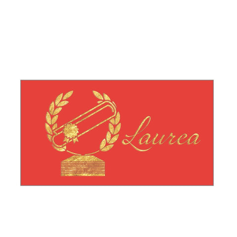 Biglietto Laurea alloro