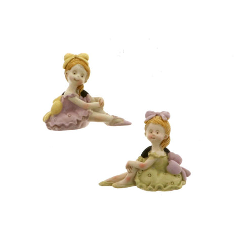 Magnete ballerina in resina - assortito