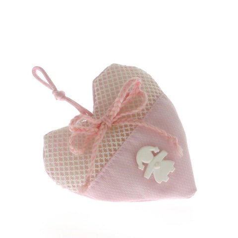 Portaconfetti cuore baby rosa