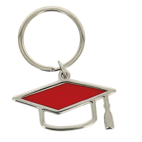 Portachiave tocco acciaio smalto rosso