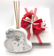 Profumatore cuore bianco cresima