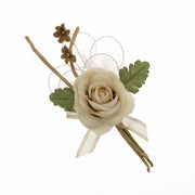 Rametto fiore portaconfetti con rosa