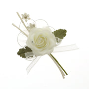 Rametto fiore portaconfetti con rosa