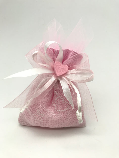 Sacchetto puntino rosa