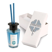 set 4 bomboniere diffusore-profumatore in vetro con tappo nero completo di profumo, bastoncini e scatola abbinata.

Dimensione: dm 6 x h cm 10.5 esclusi i bastoncini.
Profumatore come bomboniera matrimonio o articolo da regalo.
ULTIMO SET di 4 DIFFUSORI IN OFFERTA NEI 4 COLORI ASSORTITI.