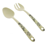 Set posate insalata bamboo + fiala portaconfetti