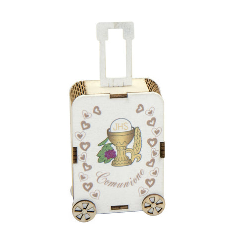 Portaconfetti trolley comunione