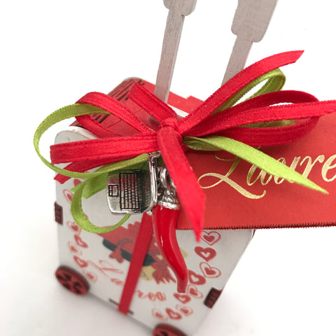 Trolley laurea portaconfetti